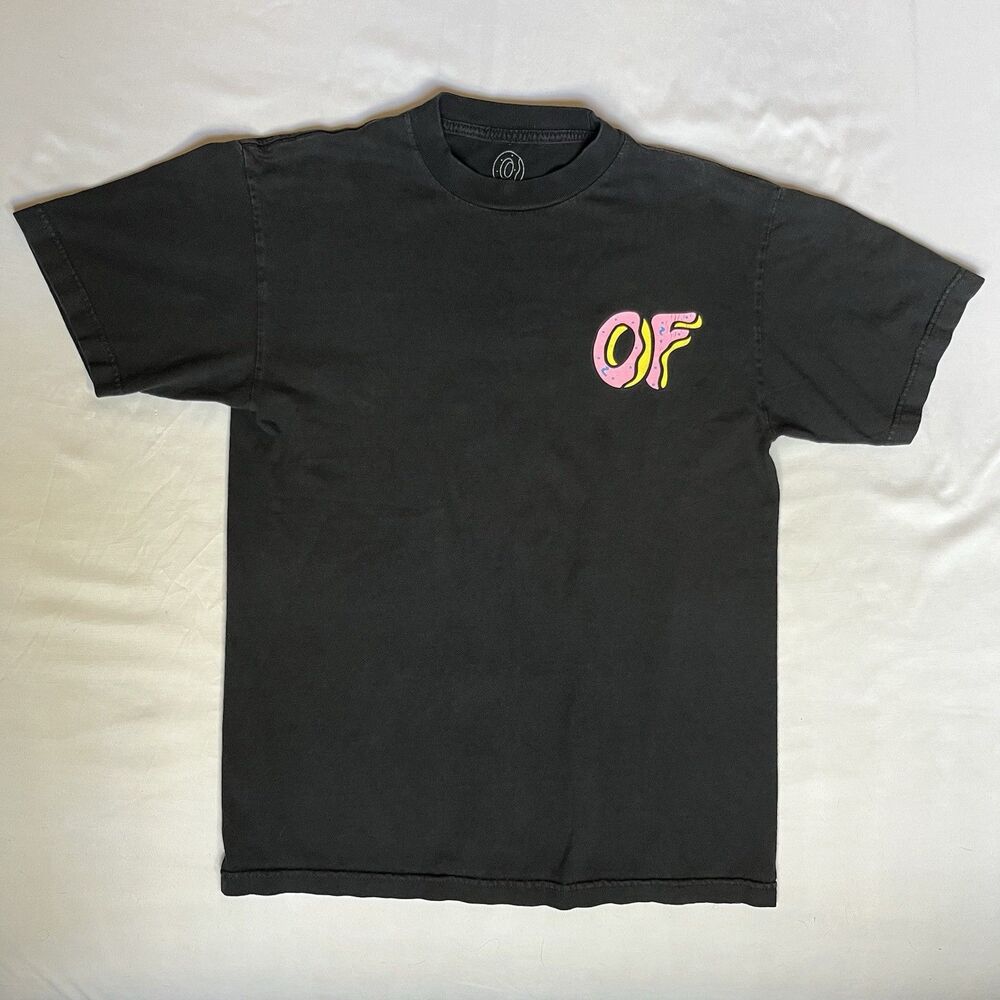 Odd Future T-Shirt Men M Black OF Classic Logo Tyler Creator Loiter Squad Skate